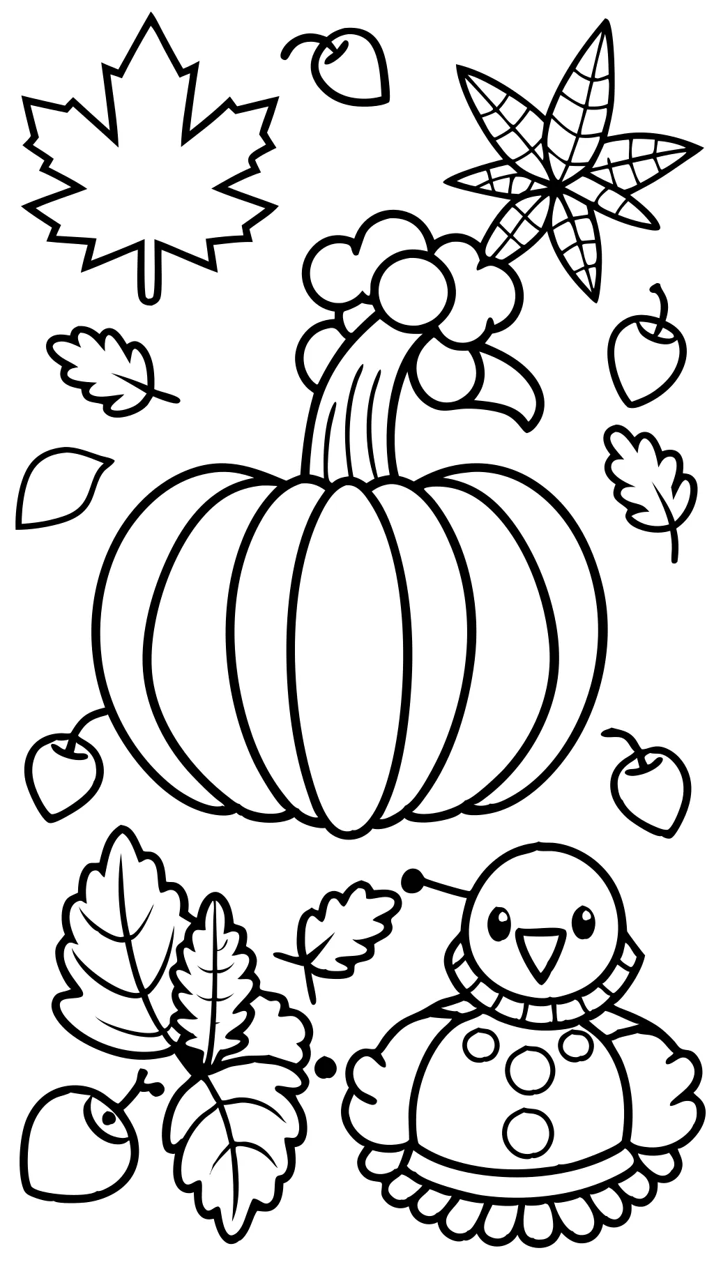 free coloring thanksgiving pages